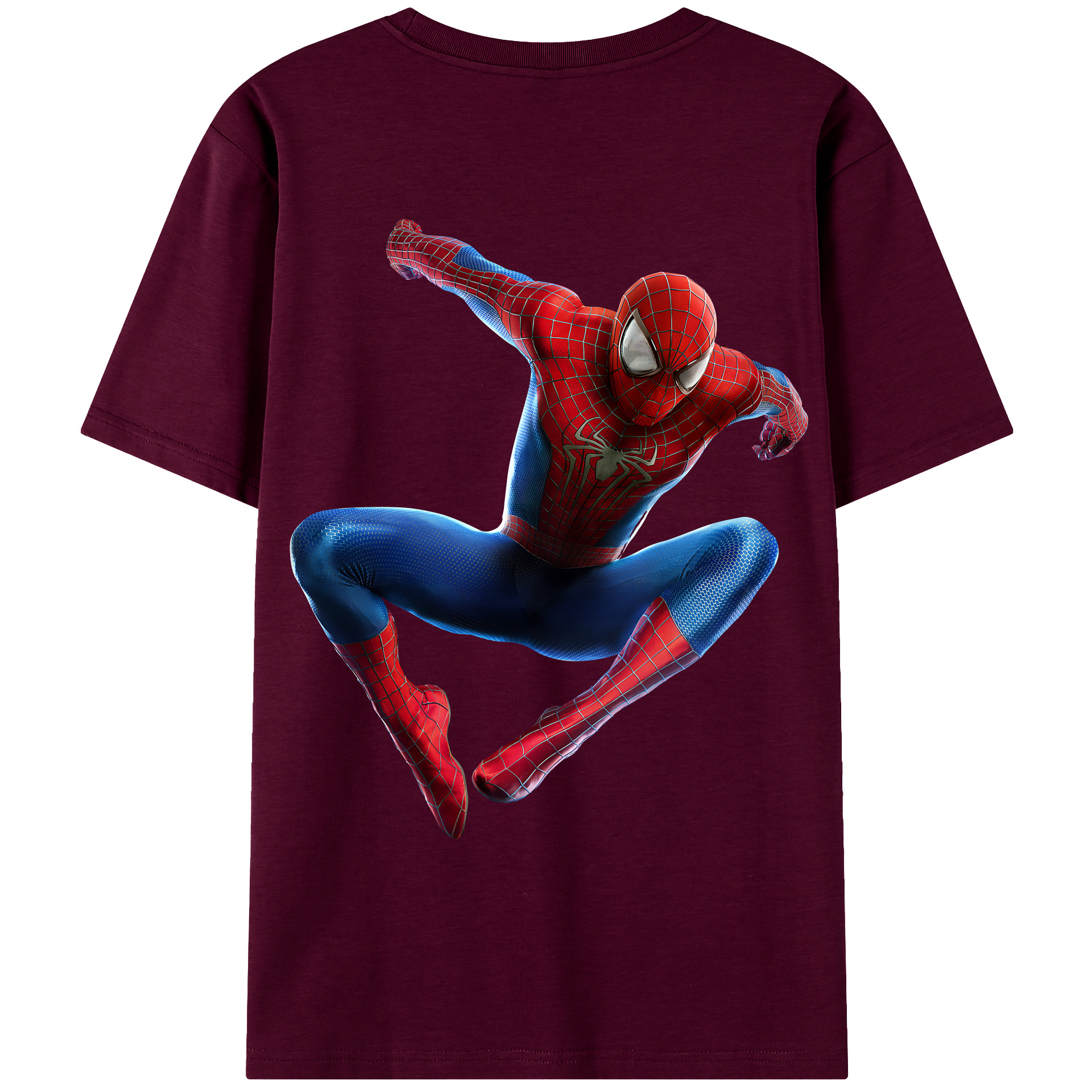 （画像用） Spider Man スパイダーマン レディース半袖Tシャツ(バックプリント)